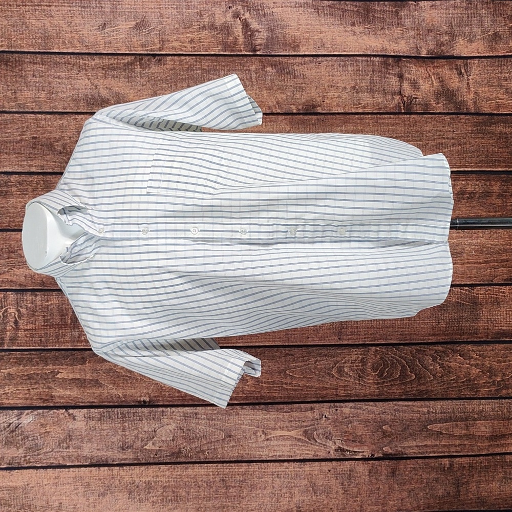 Vtg Ketch Button Down Short Sleeve Dress Shirt Excellent Condition